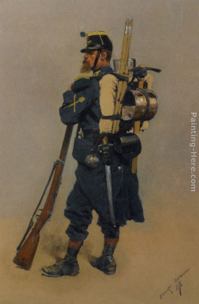 Jean Baptiste Edouard Detaille Un soldat de linfanterie